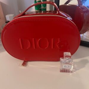 Dior Red Holiday Bag Pouch